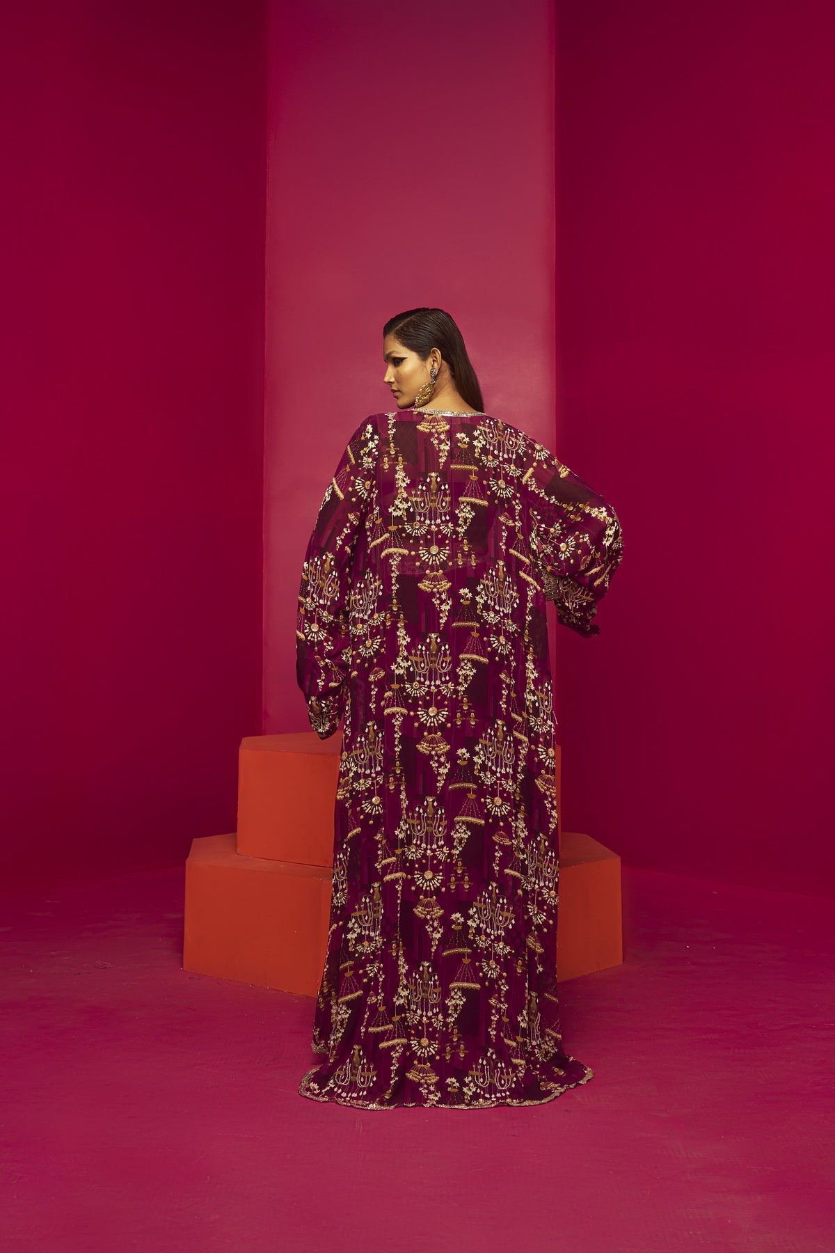 Purple Cape Set