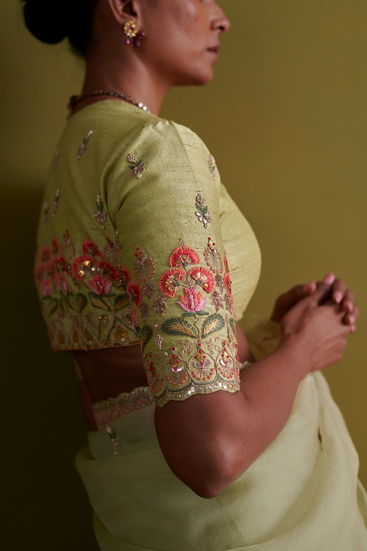Pista green blouse
